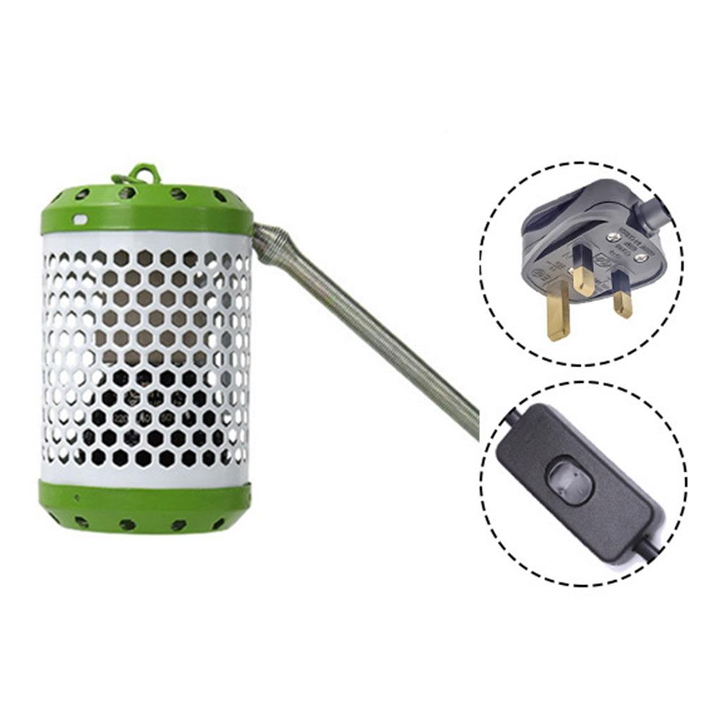 Metal Chew-Proof Wire Ceramic Heating Lamp Anti-Bite Bird Cage Heater Durable Bird Warmer  Indoor