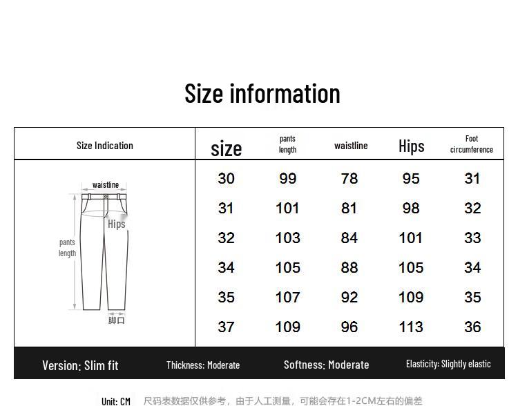 Men's Slim Fit Classic Straight-Leg Jeans