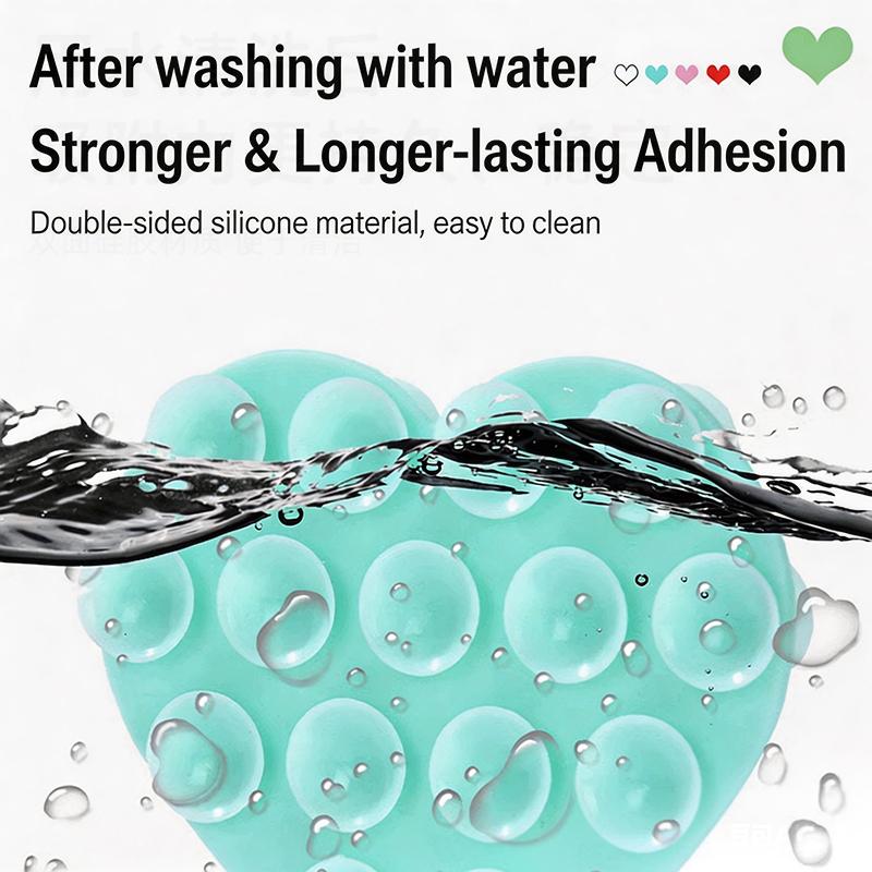 1Pc Backed Adhesive Sucker Pad For Fixed Pad Double Side Silicone Suction Pad For Mobile Phone Fixture Suction Cup