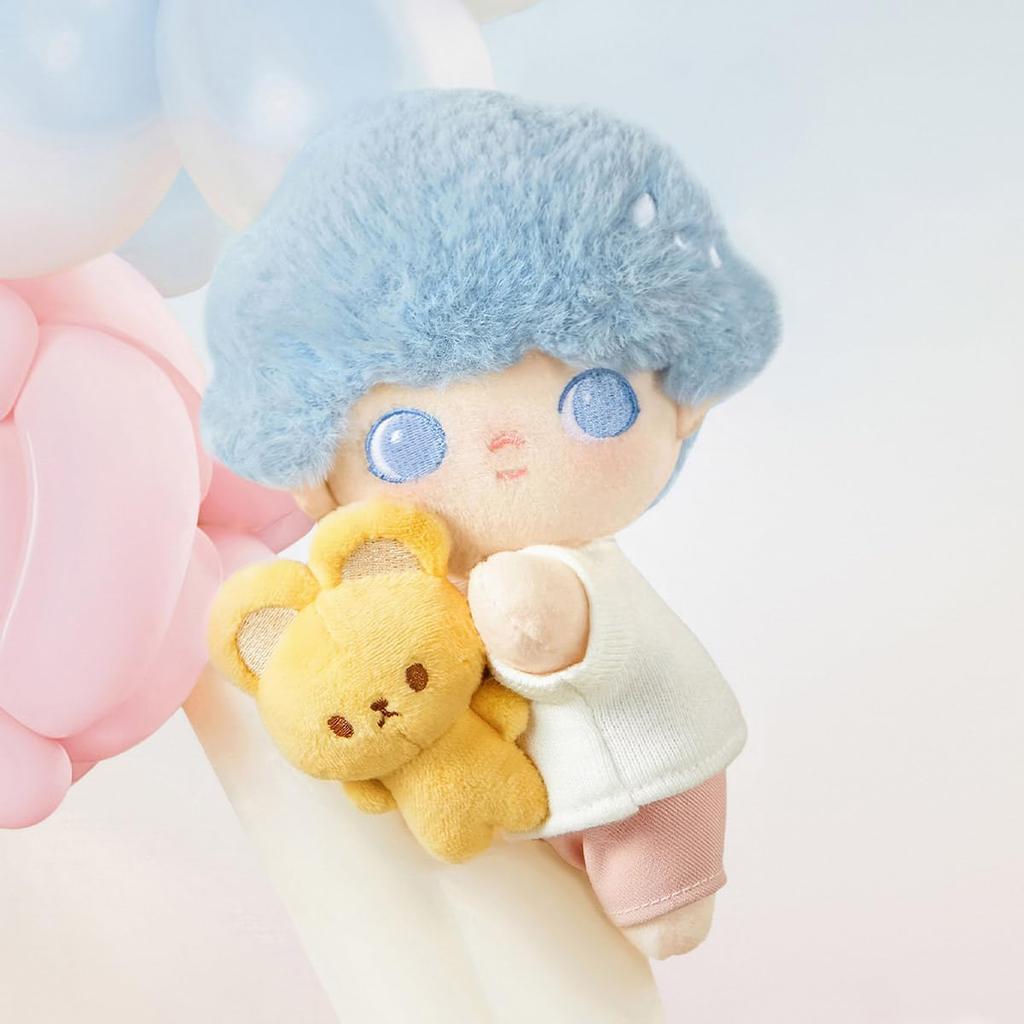 POP MART DIMOO My Cloud Companion Series Plush Toys Pop Mart Gachapon Plastic Premium Soft Vinyl Original Birthday Gifts (3-Piece Set) Figures,