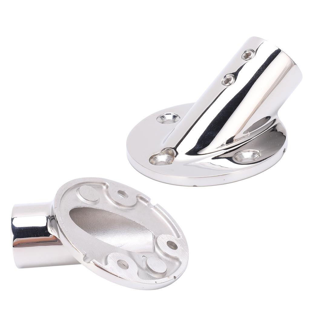 Marine Boat Hand Rail Fittings Stainless Steel 30 Degree Pipe Round Base Handrail Accesssory