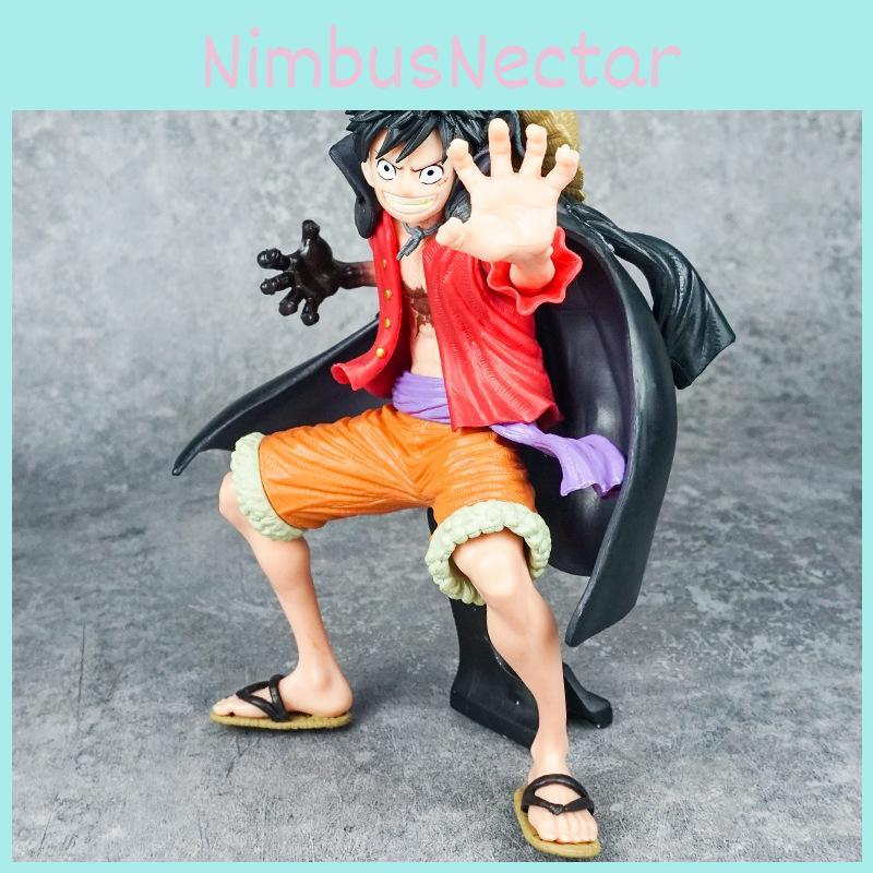 One Piece Monkey D Luffy Pvc Action Figure With Cloak For Collectors And Display