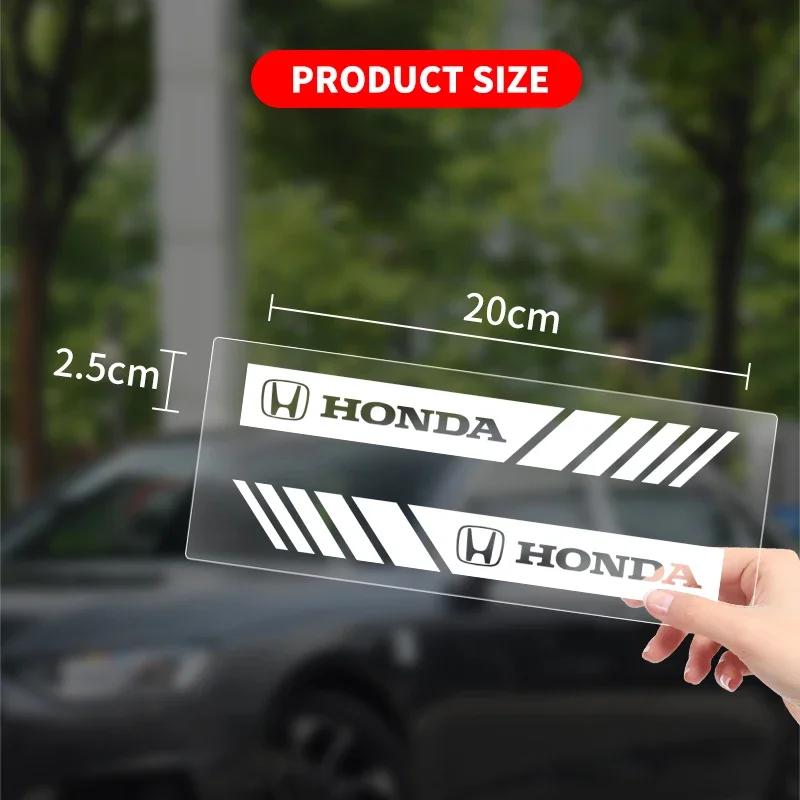 2PCS Car Rearview Mirror Sticker Decals Auto Exterior Accessories For Honda Odyssey Spirior CRV Civic XR-V HR-V City Accord