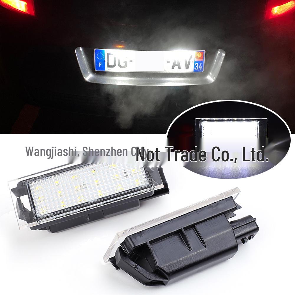 Renault LED License Plate Light for Clio, Laguna, Espace, Megane