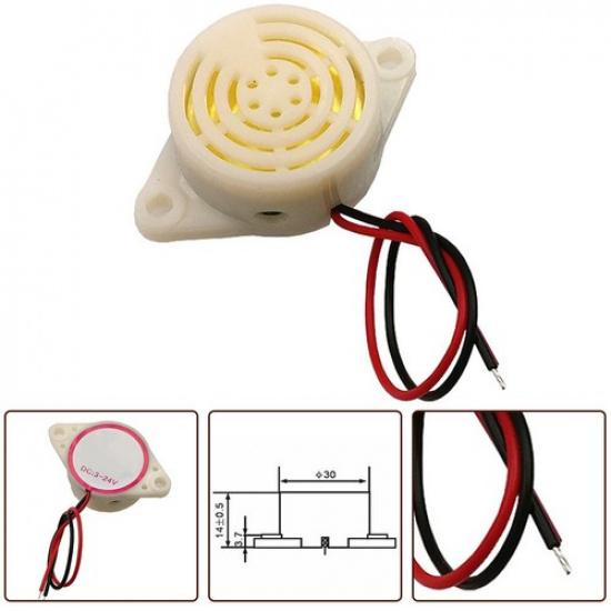 Reliable Car Buzzer 95DB Alarm 4pin ABS Material Suitable for Most Cars