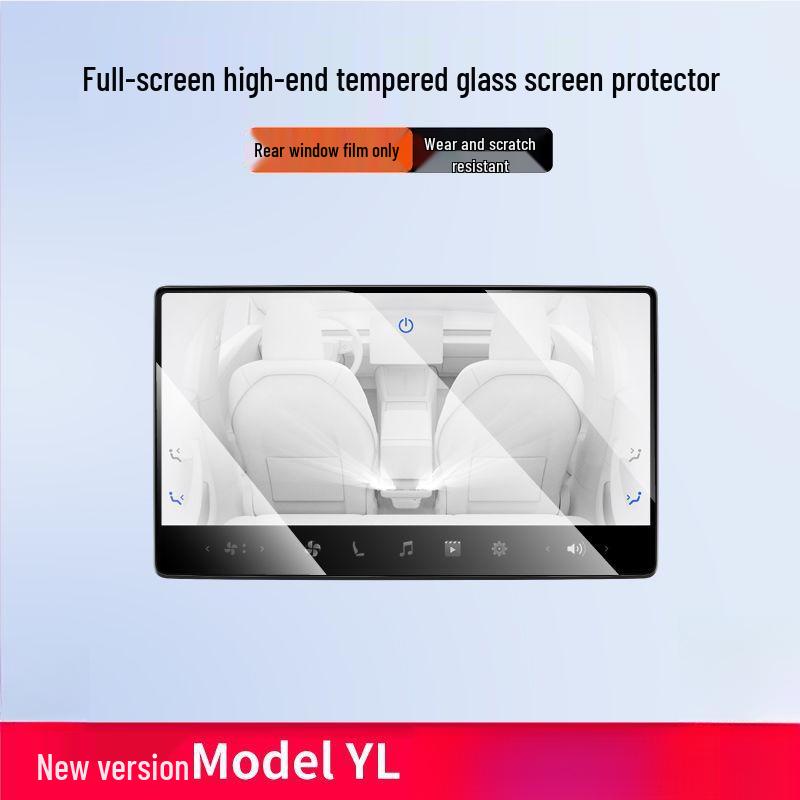 Tesla Model Y3 YL Tempered Glass Center Console Screen Protector (New Version) - Latest Accessory.