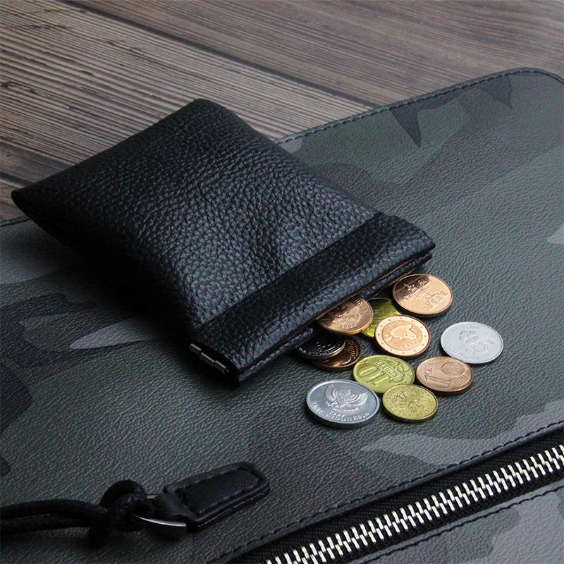 Pu Leather Coin Purse Women Men Mini Short Wallet Bag Key Headphone Card Holder
