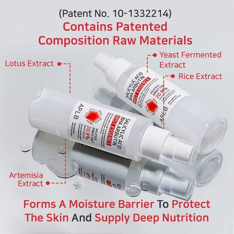 APLB Salicylic Acid BHA Arbutin Mist Essence