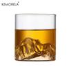 1/2 Stück Japanische Glas-Gletscherberg-Teetasse Mt. Fuji Hitzebeständiges Glas Teetasse Büro Praktisch Retro Weinglas Whiskyglas Zuhause