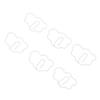 100 Pcs   Shaped Paper Clips Cute Fun Decorative Iron Bookmarks Planner Clips with Transparent Box for Study Work