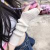 Knitted Arm Warmer Gloves Cold Proof Fingerless Gloves New Warm Arm Sleeve  Autumn Winter