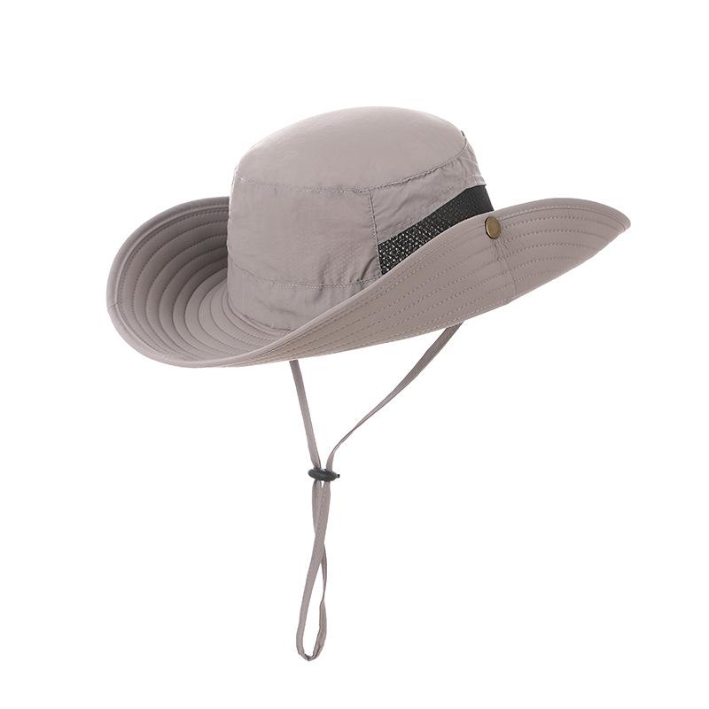 Men's Wide-Brim Sunshade Hat - Anti-UV, Outdoor, Summer, Mountaineering, and Fishing Hat
