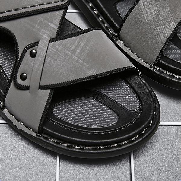 Nové letní pánské sandály s měkkou podrážkou protiskluzové lehké plážové boty