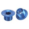 4PCS Blue Bike Crank Arm Bolts M18 Crank Screw Cap Durable Bicycle Crank Fixing Bolts  Bike