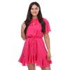 Womens/Ladies Elsieee Fluted Hem Mini Dress