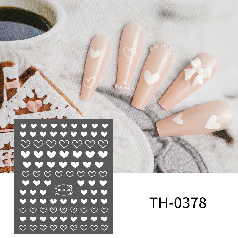 New Year Nail Art Stickers Bronzing Year of the Dragon Chinese Style Mahjong Cartoon Nail Stickers Decoration