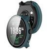 PC+Tempered Protective Case Full Coverage Hard Screen Protector Anti-Scratch Cover Shell for Suunto Race 2