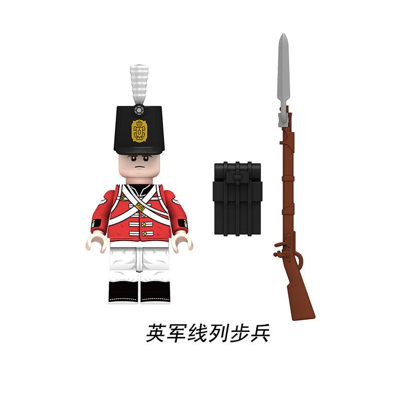 CALDO Guerra Napoleoniche Militari Soldati Figure Cavaliere Medievale Esercito Britannico Francese MOC Blocchi da Costruzione Mattoncini Giocattoli Regali