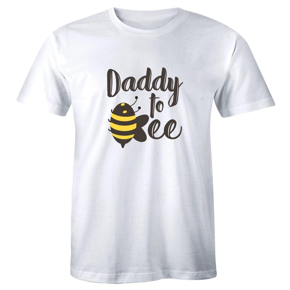 Daddy To Bee Men s T-Shirt Pregnancy Announcement Expecting Dad Reveal Shirt L