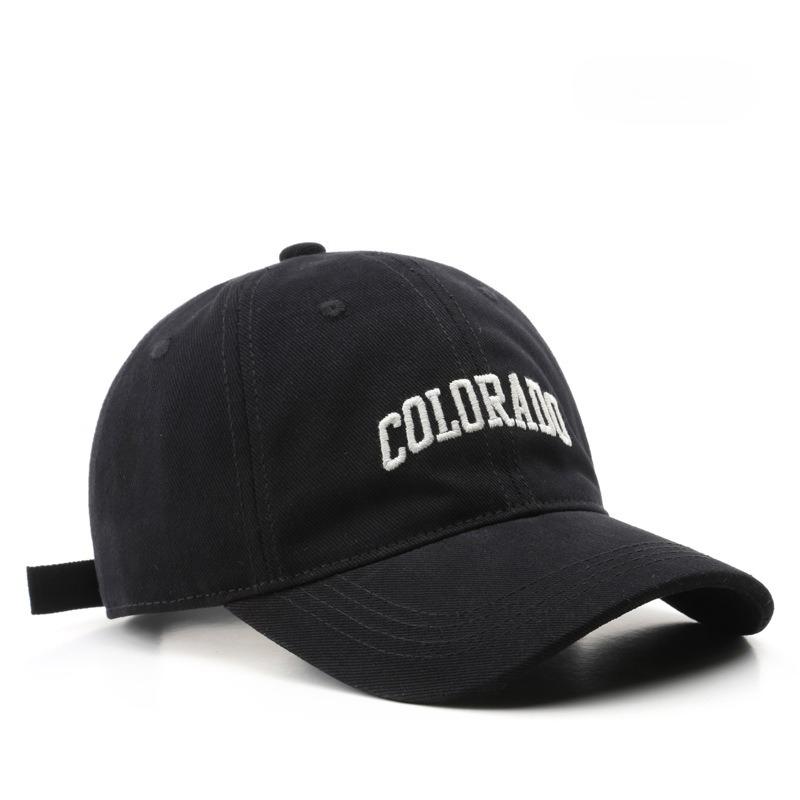 Japanese women's fashion popular retro letter embroidered cap outdoor sports travel shade baseball cap