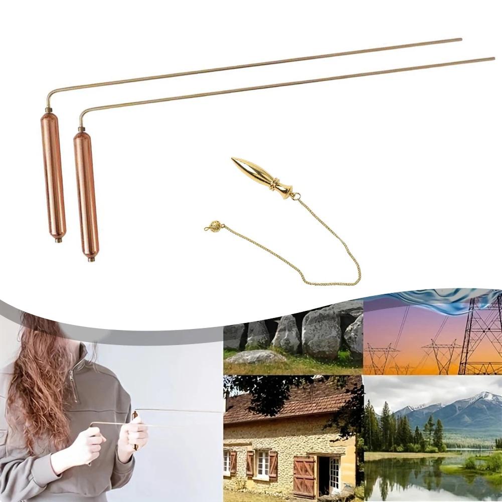 2 Pieces Pure Copper Metal Detecting Rods Metal Detector For Divination/Treasure Hunting Tools For DURABLE Copper