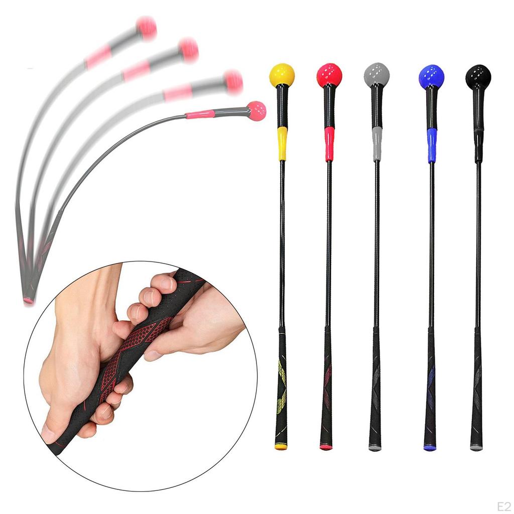 40" Golf Swing Trainer - Gesture Alignment Correction, for Adults Golfer Strength Tempo Training