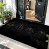 Game M-Mortal S-Shell Floor Mat Soft Flannel Entrance Door Mat Non Slip Absorbent Bathroom Bedroom Floor Rug