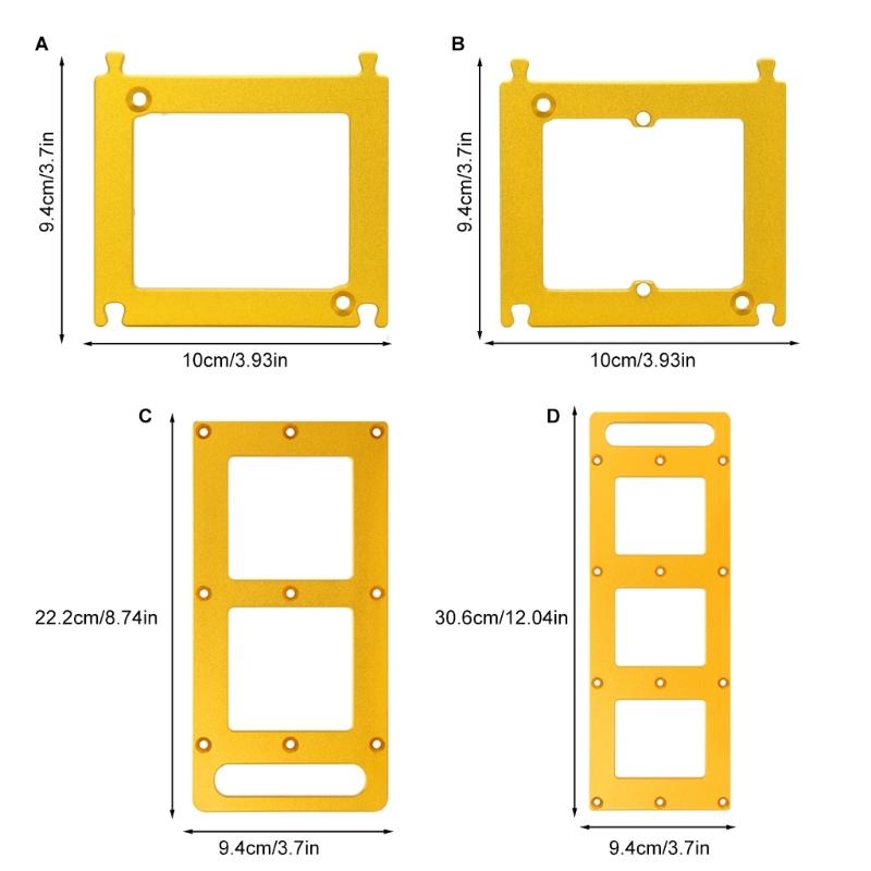 Positioning Plate Electrical Box Cutting Guide For Professional Electricians Switches Socket Drilling Template Enduring