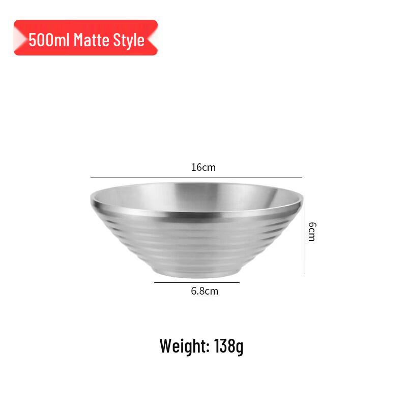 304 Stainless Steel Noodle & Soup Bowl