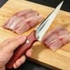 Professional Boning Knife, Ultra Sharp Stainless Steel Curved Blade Kitchen Knife for Meat, Poultry, Fish Deboning & Trimming