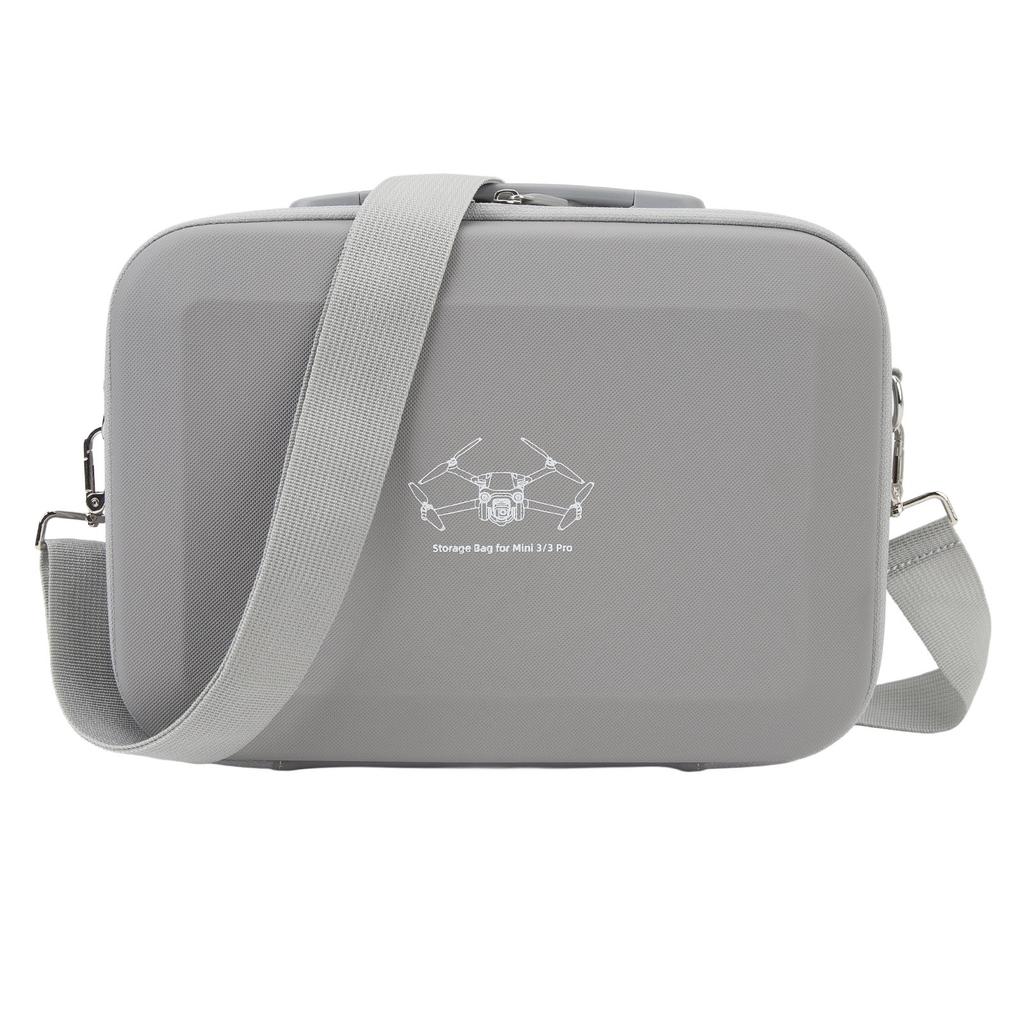 Drone Carrying Case Storage Box Bag PU Hard Shell Soft Liner Waterproof with Detachable Shoulder