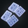 For Better Life 1Pc Transparent Epoxy Resin DIY Pendant Soft Silicone Molds Handmade Earrings Jewelry Making Geometric Mould