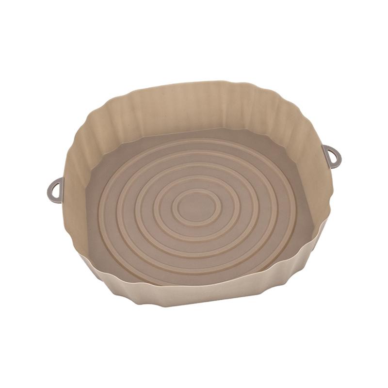 21Cm Air Fryers Oven Baking Tray Fried Chicken Basket Mat Airfryer Silicone Pot