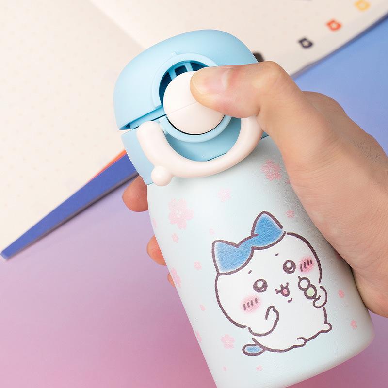 Jiji Kawaii Mini Thermos Cup - Cute 316 Stainless Steel Portable Student Water Bottle