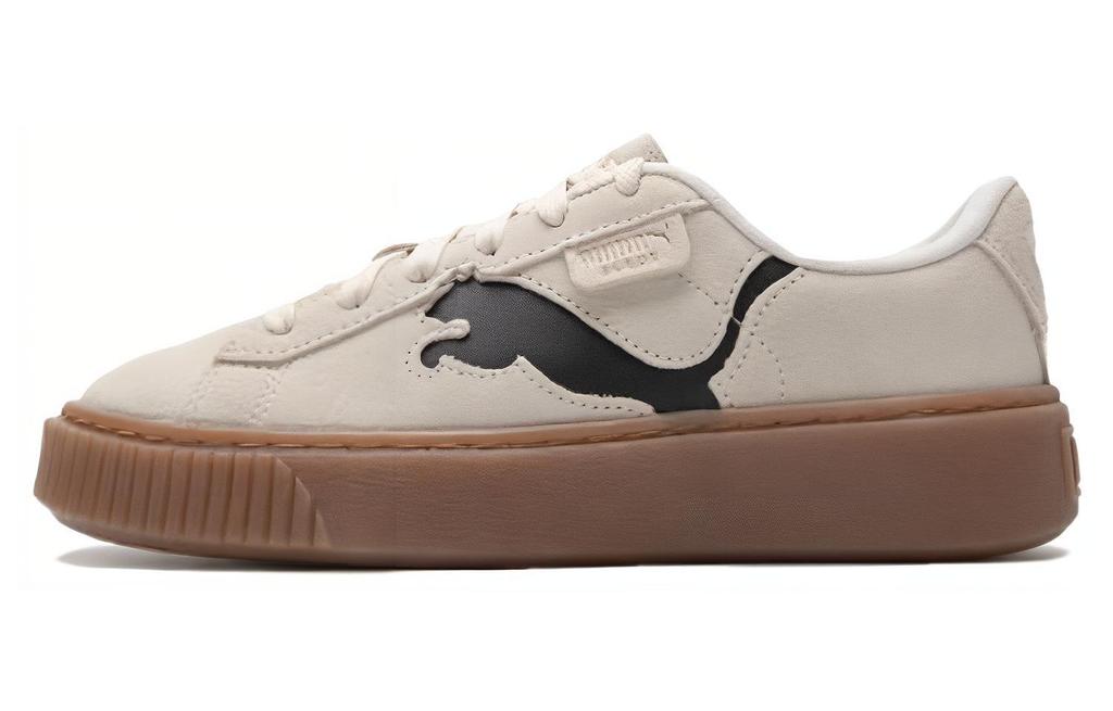 Puma Wmns Suede Platform 'Cutout - Alpine Snow Black'