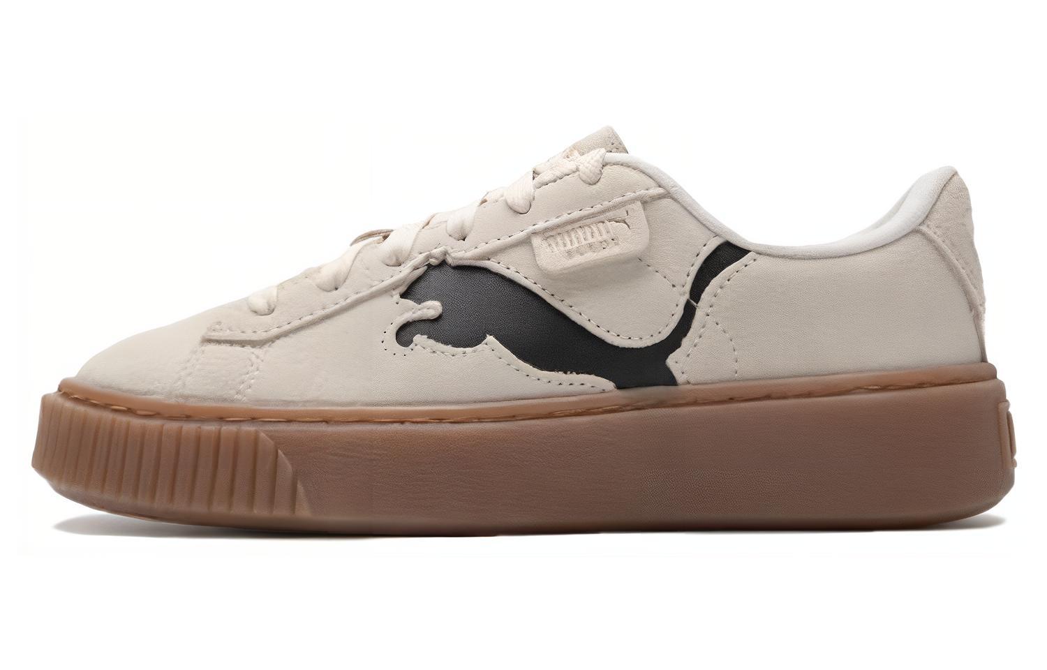 Puma Wmns Suede Platform Cutout - Alpine Snow Black 37.5