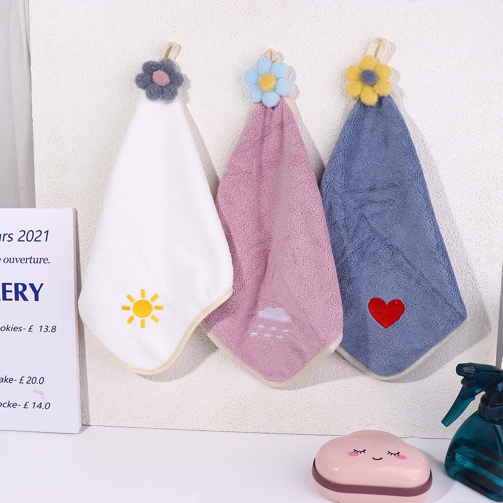 Kitchen Rags Bathroom Microfiber Kitchen Cleaning Hand Towel Dishcloths Handkerchief Kitchen Towels