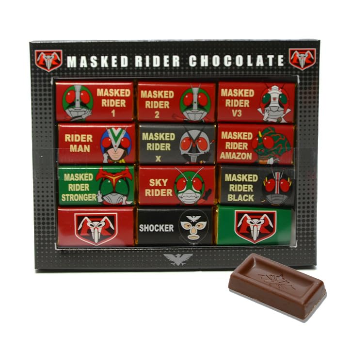 

Kamen Rider Подарочная коробка шоколада 12P День шоколада 2024 Смешной [Персонаж отца матери]