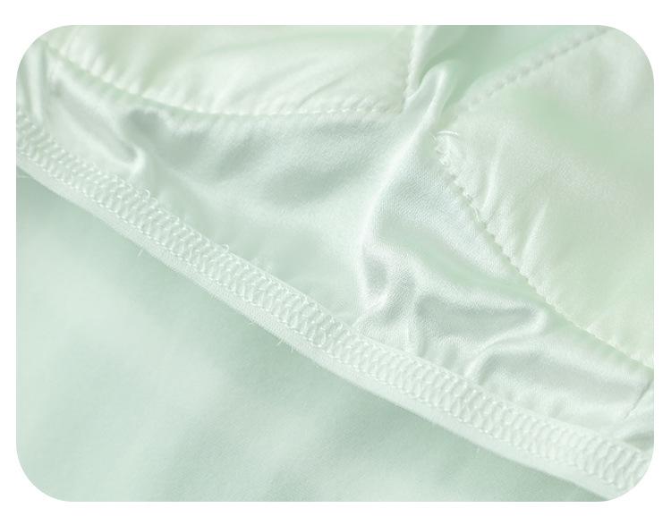 16mm Encrypted Mulberry Silk Satin Camisole with Built-in Bra