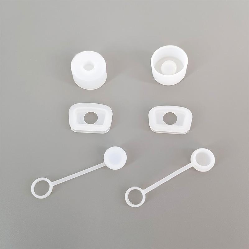 2 Set Tassenstrohhalmabdeckung Auslaufstopper Spritzschutz Staubdicht Transparent Auto Becher Strohhalm Spitzenstopfen Aufsatzabdeckung