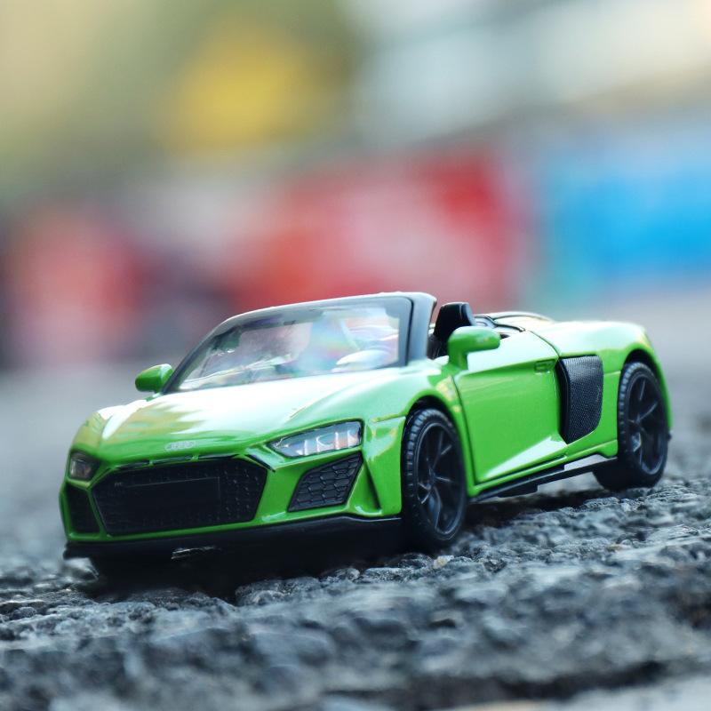 1/32 Scale R8 Spyder 2020 Model Car Diecast Toy Vehicle Collection Gift