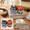 Halloween Pumpkin Little  Candle Holder Decoration Item, An Atmosphere-enhancing Decorative Item, Creative Cartoon, Cute Smiling Face, Gift Item