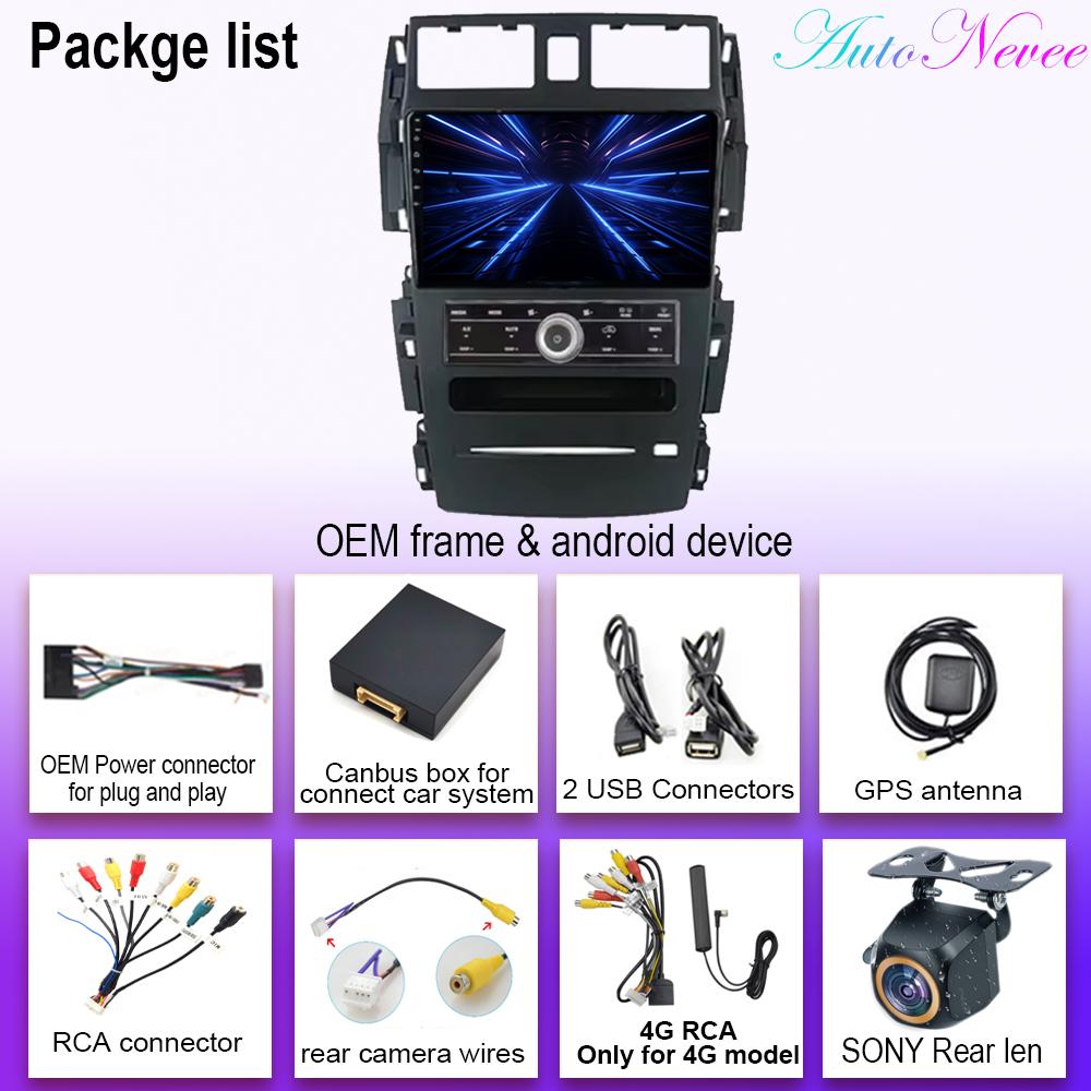 For Nissan Teana J31 230JK SM5 2003-2008 Android Auto Car Radio Player Autoradio Stereo Navigazione Video GPS HDR QLED No 2Din