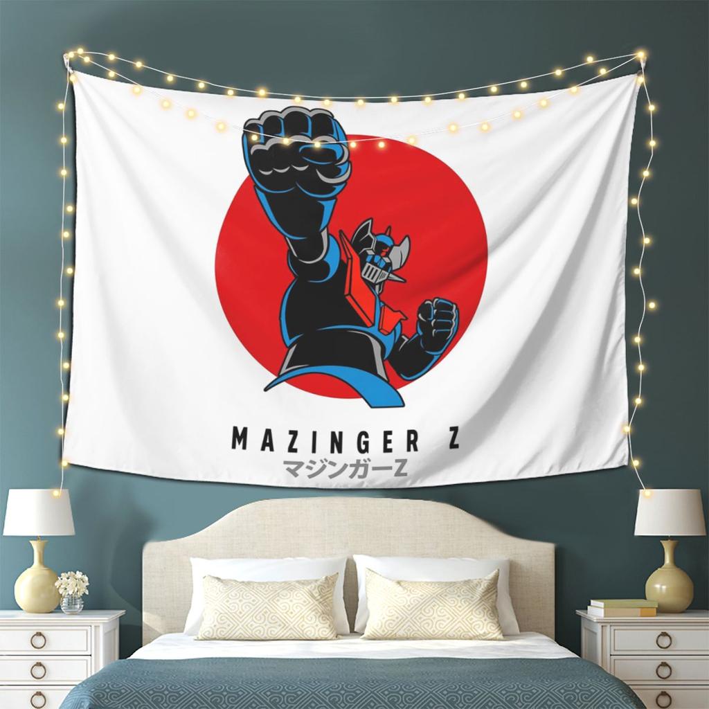 Mazinger Z Goldorak Actarus Grendizer Maske Wandteppich Wandbehang Ästhetische Heimdekoration Wandteppiche für Wohnzimmer Schlafzimmer