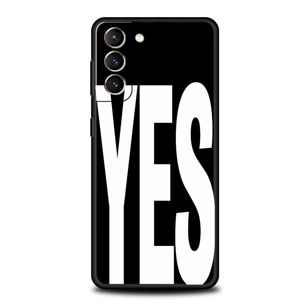 

Phone Case For Samsung Galaxy S25 Edge S24 S23 S22 S21 Ultra S20 FE 5G S10 S10E S9 Plus Soft TPU Cover NO And YES Art Galaxy S25