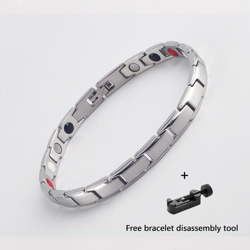 Couples' Accessories Fashionable Energy Magnetic Alloy Bracelet Magnetic Bracelet for Women and Man