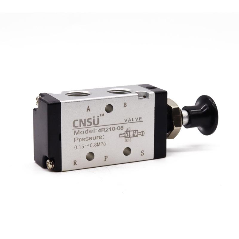 Pneumatic Manual Handwheel Air Valve, Two-Position Five-Way Directional Control, HR210-08, 4R310-10