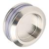 Shower Glass Sliding Door Round Stainless Steel Handle Wood Door Pull Knob for Home Bathroom