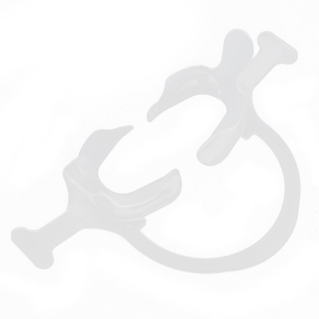 CShape Dental Cheek Lip Retractor Mouth Opener with Handle Dental Dentist Accessory(L )