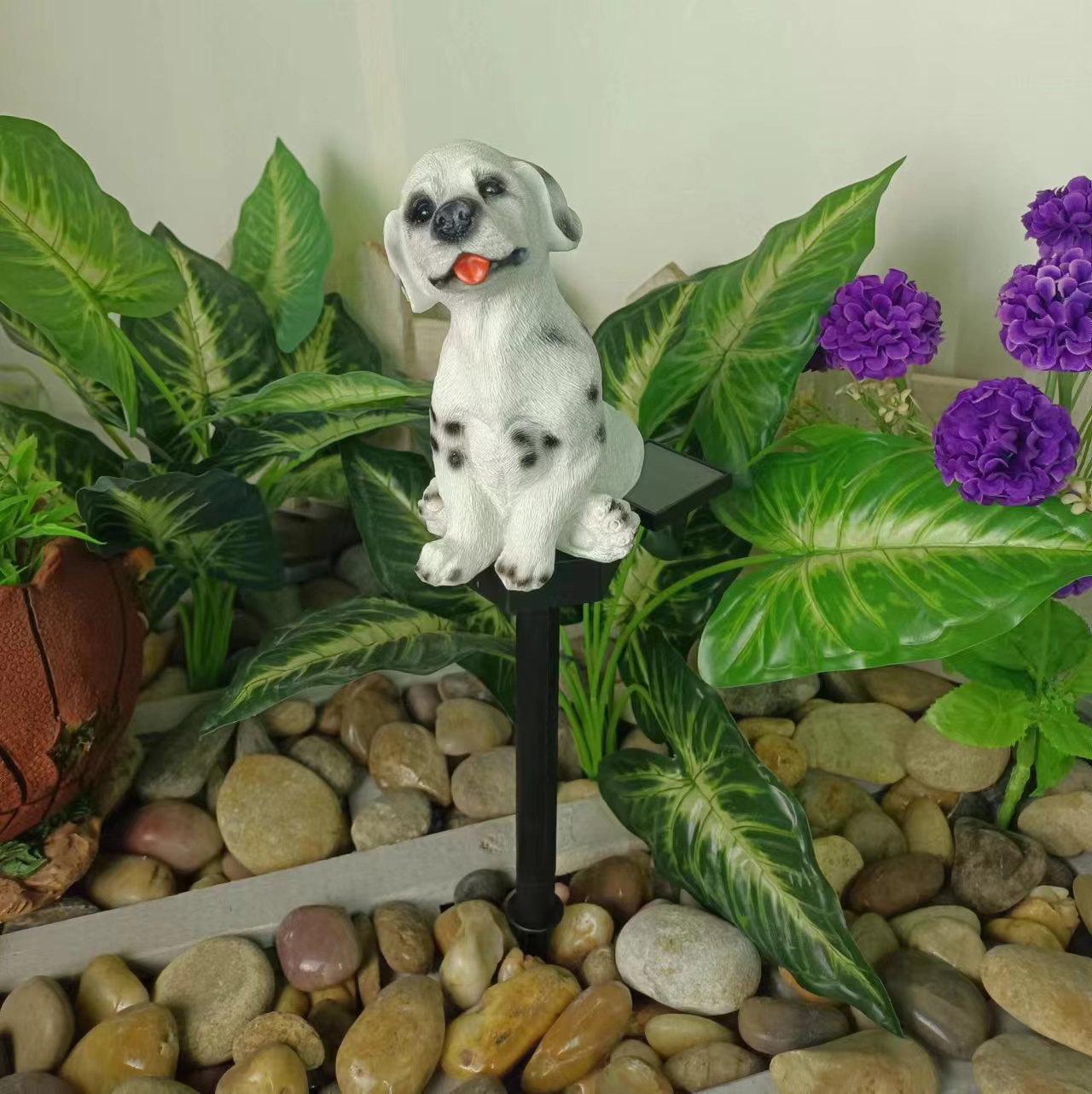 

Приграничный солнечный газонный светильник: Смола Животное Садовое украшение